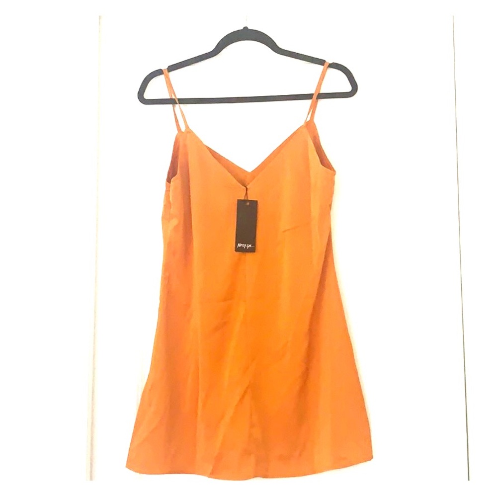 Nasty Gal satin mini dress